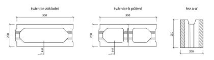 CSB TVÁRNICE BEDNÍCÍ 50 x 20 x 25 cm - TB 20 (paleta 48 ks)