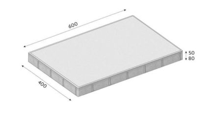CSB DLAŽBA FORMELA IV 60 x 40 x 5 cm Šedá (paleta 56 ks)