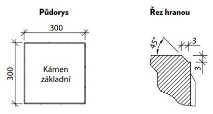 CSB DLAŽBA FORMELA I 30 x 30 x 5 cm Šedá standard neskladba (paleta 120 ks)
