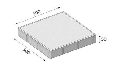CSB DLAŽBA FORMELA I 30 x 30 x 5 cm Šedá standard neskladba (paleta 120 ks)