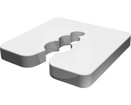 Vymezovací podložka pod soklové profily 10 mm (bal.50/300 ks)