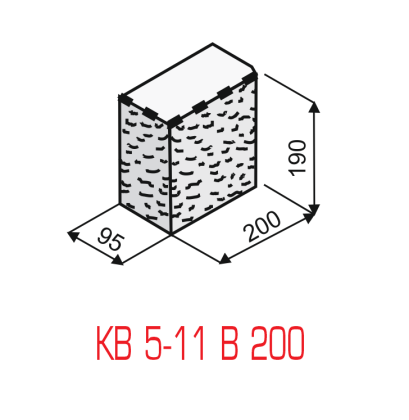 KB Tvarovka rohová 5 - 11 B 200 - Žlutá - VÝPRODEJ SKLADU