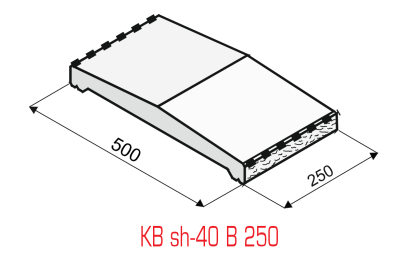 KB Zákrytový prvek sh - 40 B - Žlutá VÝPRODEJ SKLADU