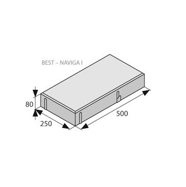 BEST - Naviga I 8 cm - Přírodní