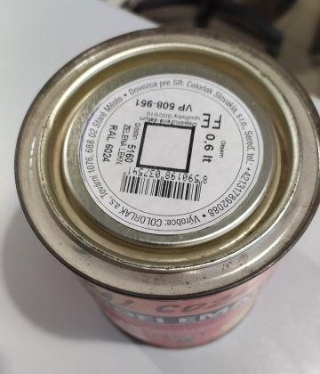 Colorlak Profi Email polomatný S2085/5160 Ral 6024 Dopravní zelená 0,6 l - VÝPRODEJ