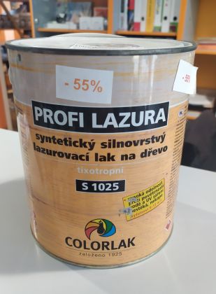 Colorlak Profi Lazura S1025/T0080 Mahagon 2,5 l - VÝPRODEJ