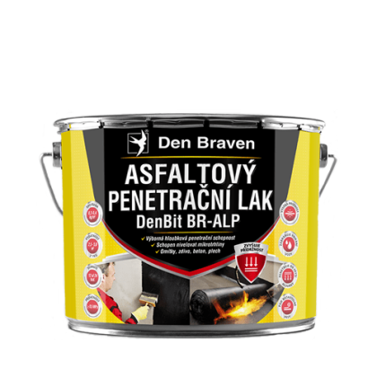 DenBraven Asfaltový penetrační lak DenBit BR-ALP - 4,5 kg