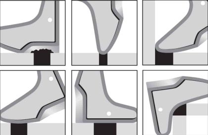 DenBraven Silikonová stěrka tmelařská hobby