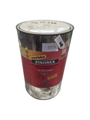 Colorlak Zinorex S2211/1004 Ral 9010 Čistě bílá 3,5 l - VÝPRODEJ