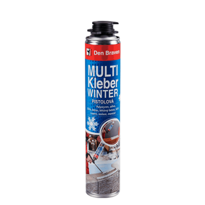 DenBraven Multi Kleber WINTER do -15°C pěna lepící zelená, pistolová dóza 750 ml