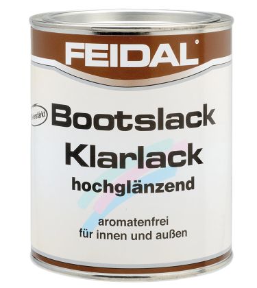Klarlack-Bootslack PU-vestärkt 2,5 l Feidal - VÝPRODEJ