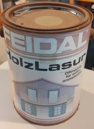 HolzSchutzLasur 2,5 l tmavý dub Feidal - VÝPRODEJ