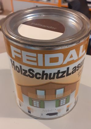 HolzSchutzLasur 0,75 l palisander Feidal - VÝPRODEJ