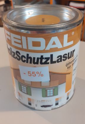 HolzSchutzLasur 0,75 l borovice Feidal - VÝPRODEJ