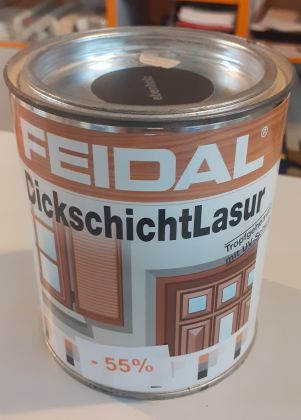 DickschichtLasur 0,75 l eben Feidal - VÝPRODEJ