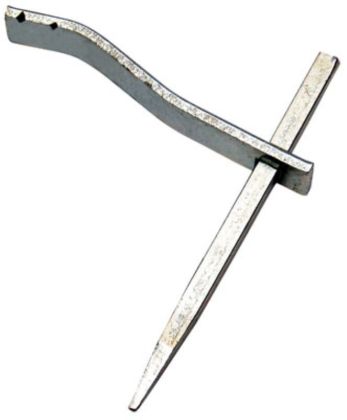 Skoba zednická čtyřhran, 140 mm, pozinkovaná 