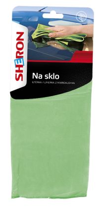 SHERON Utěrka z mikrovlákna na sklo