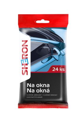 SHERON Ubrousky na okna 24 ks