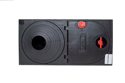 Geiger černý s dolní výpustí (suchý) 50-125/110 (125) mm (bal. 1)