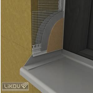 Lišta parapetní napojovací flexibilní LX-H 2000/VERTEX (bal. 40 m)