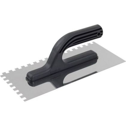 Hladítko nerezové 270 x 130 x 0,8 mm - zuby 4 mm