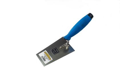 Lžíce nerezová s gumovou rukojetí 120 x 75 mm - DOPRODEJ