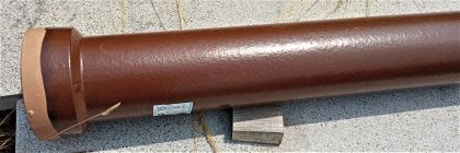 Keramická kanalizační trubka, dl. 1m, pr. 150 - VÝPRODEJ