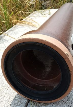 Keramická kanalizační trubka, dl. 1m, pr. 150 - VÝPRODEJ