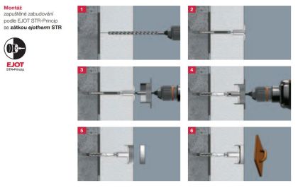 Fasádní hmoždinka šroubovací ejotherm STR U 2G 08/155 (bal. 100 ks)