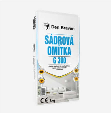 DenBraven Sádrová omítka G300 Super - jemná 5 kg