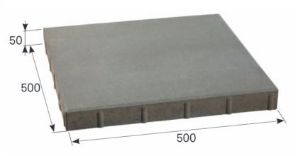 BEST-CHODNÍKOVÁ STANDARD PŘÍRODNÍ / 5 cm, 50 x 50 cm (pal. 48 ks)