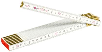 Metr skládací dřevo PROFI 2 m Bílý