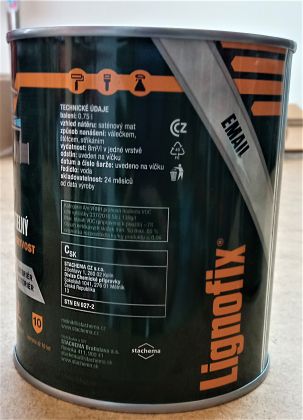 Stachema LIGNOFIX EMAIL - oranžová (0,75 l)