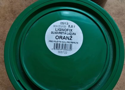 Stachema LIGNOFIX silnovrstvá lazura - oranž (2,5 l) - DOPRODEJ