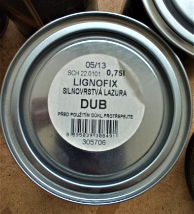 Stachema LIGNOFIX silnovrstvá lazura - dub (0,75 l) - VÝPRODEJ