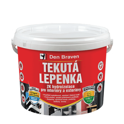 DenBraven Tekutá lepenka 2K,14 kg kbelík