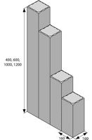 BEST Palisáda Uriko 60 cm - Přírodní - DOPRODEJ