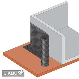 Nopová fólie LINOP 08-D 400 - 400 g/nop 8 mm/0,5 x 20 m (balení 10 m²)