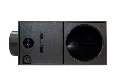 Geiger černý s boční výpustí (suchý) 80-125/110 mm