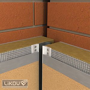 Lišta dilatační rohová 2D LD-LS PVC 2500/šedá/VERTEX (bal. 62,5 m) - DOPRODEJ