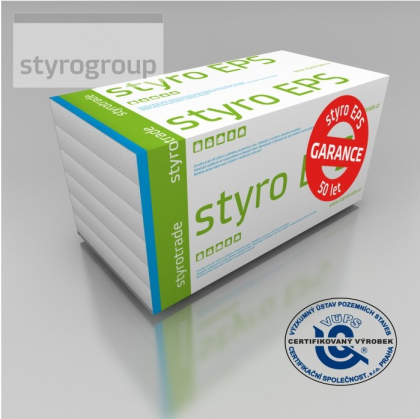 Styrotrade EPS 100 Stabil tl. 90 mm (bal. 2,5 m²)