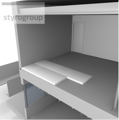 Styrotrade EPS 100 Stabil tl. 40 mm (bal. 6,0 m²)
