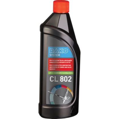 Čistič CL802 pro postavební úklid a odstranění cement. a váp. zbytků 750 ml