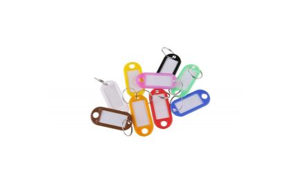 Visačky ke klíčům, 100 ks, barevné 