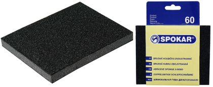 Spokar Brousící houbička dvoustranná zrnitost - 100