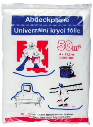 Fólie krycí univerzální, 2 x 50 m, 0,007 mm 