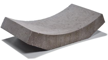 Žlab velký šedý 59 x 33 x 15,8 cm