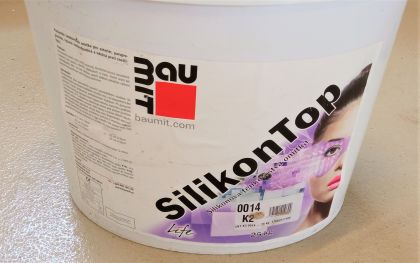 Baumit SilikonTop (K 2) 25 kg - odstín 0014 (šedá) - VÝPRODEJ