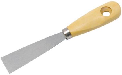 Špachtle ocel dřevěná ručka 30mm