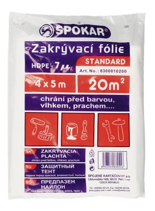 Spokar Zakrývací fólie 4 × 5 m HDPE-7MY